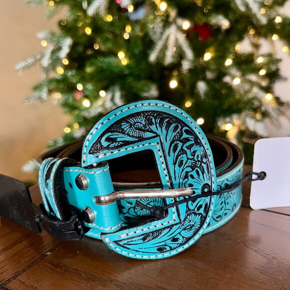 Myra Talon High Desert Women's Belt In Turquoise - Picture 4 of 5